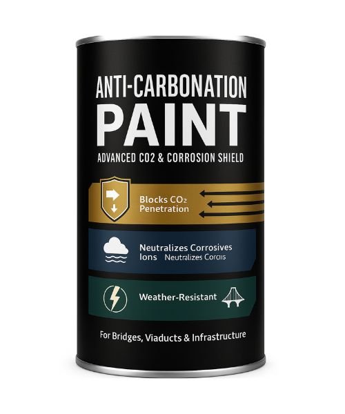 Anti-Carbonation Paints for Concrete Protection